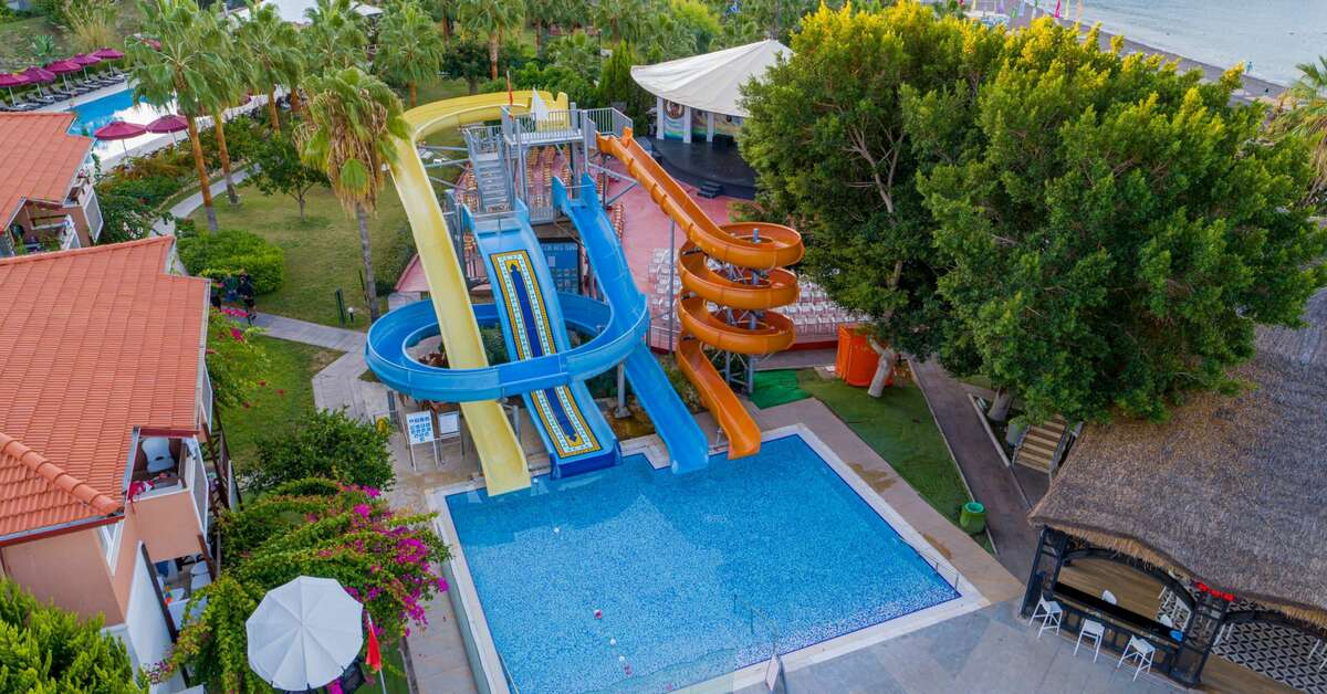 Ein Foto vom Pool im Justiniano Club Alanya