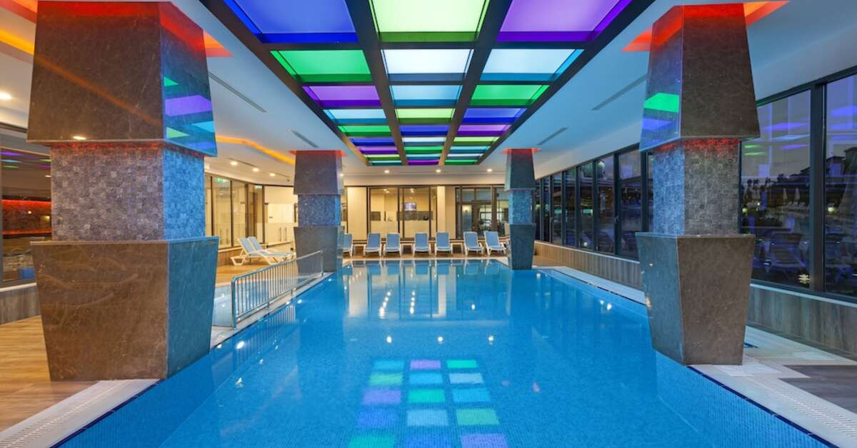 Ein Foto vom Pool im Luna Blanca Resort & Spa