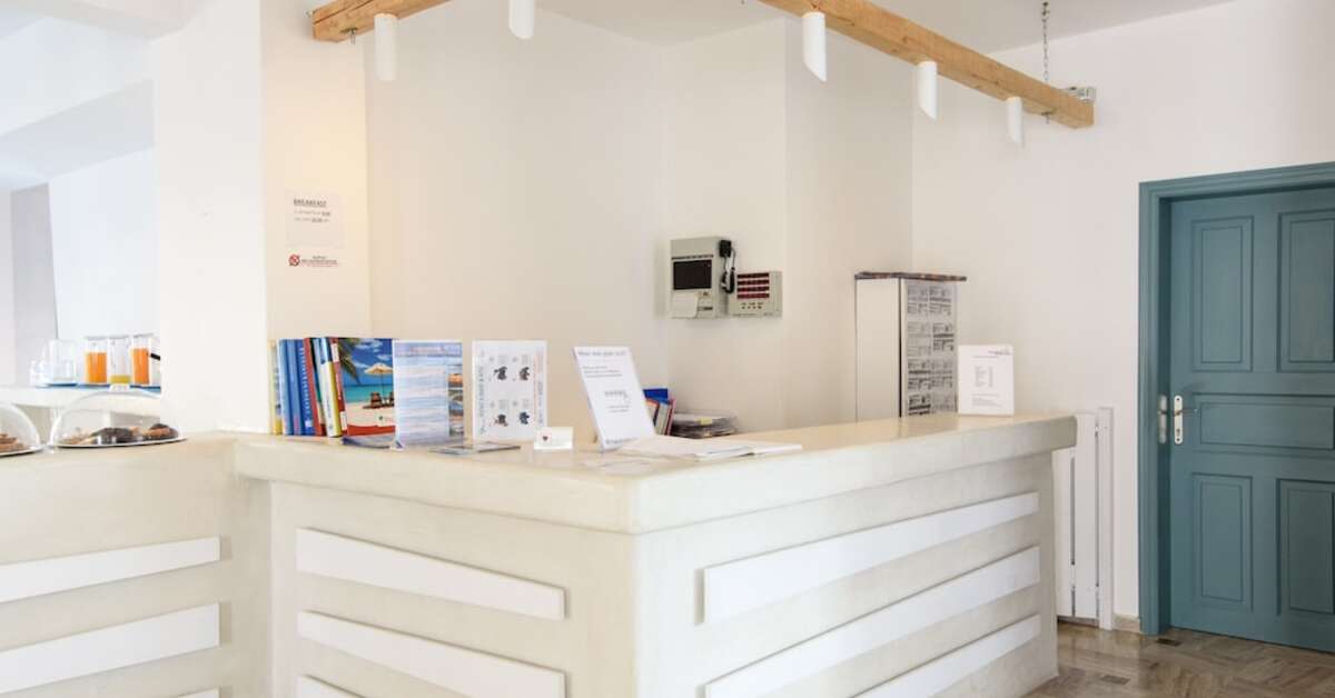 Een foto van het interieur van Iris Boutique Hotel