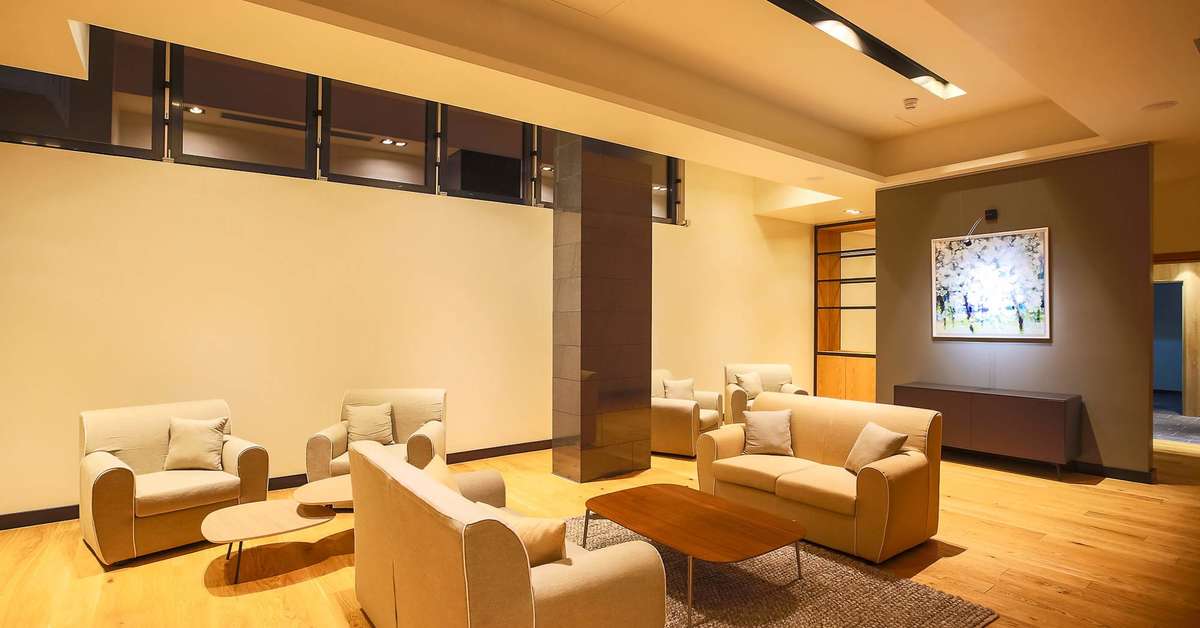 Een foto van het interieur van Grand Hotel Suhl