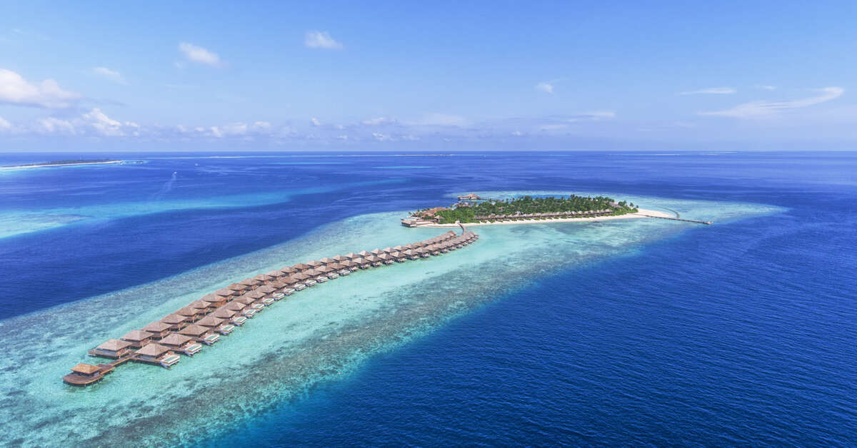 Een foto van de buitenkant van Hurawalhi Island Resort