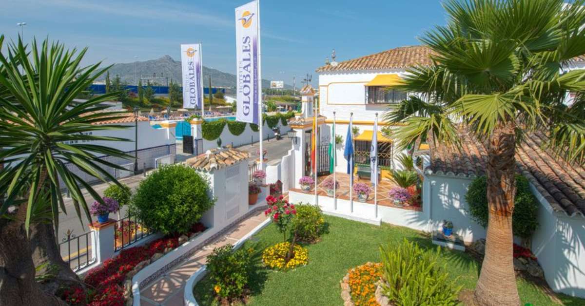 Een foto van de buitenkant van Globales Pueblo Andaluz