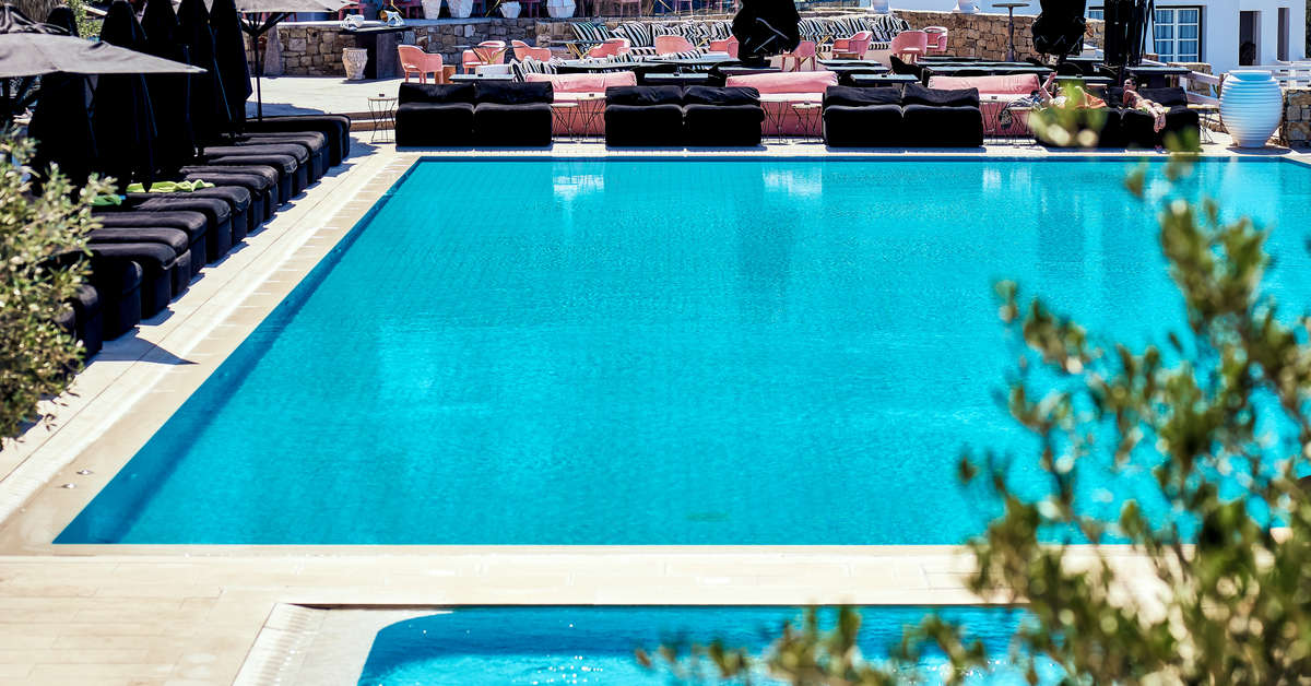 Een foto van het zwembad bij Myconian Villa Collection