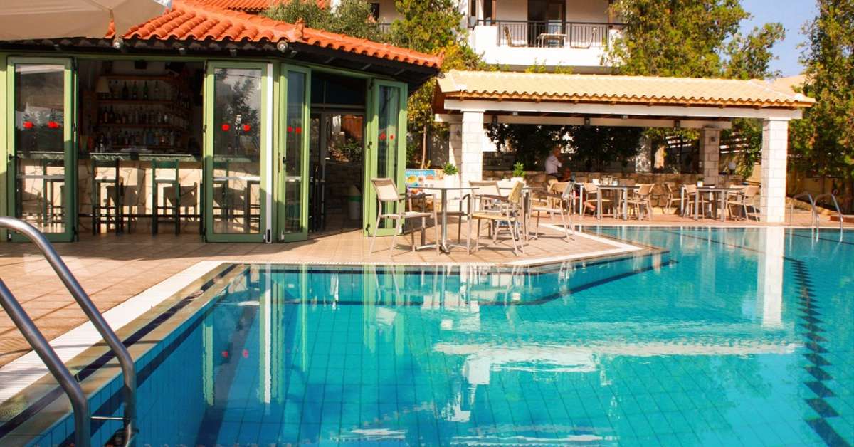 Een foto van een overzicht van Villa Vicky
