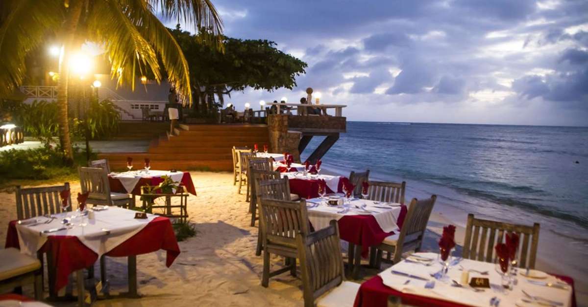 Een foto van de faciliteiten bij La Digue Island Lodge