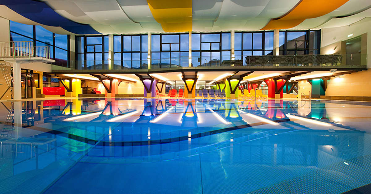 Een foto van het zwembad bij Hotel Der Waldhof