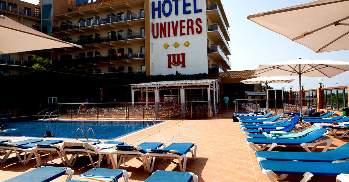 Een foto van een overzicht van Hotel Univers