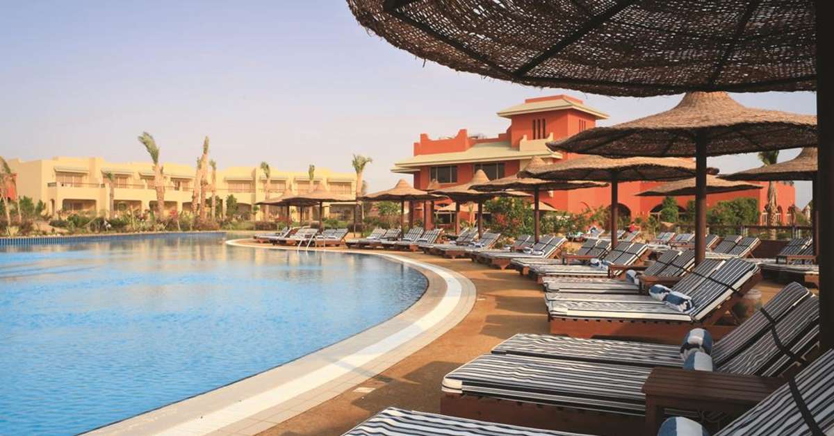 Ein Foto vom Pool im Coral Sea Holiday Village Red Sea