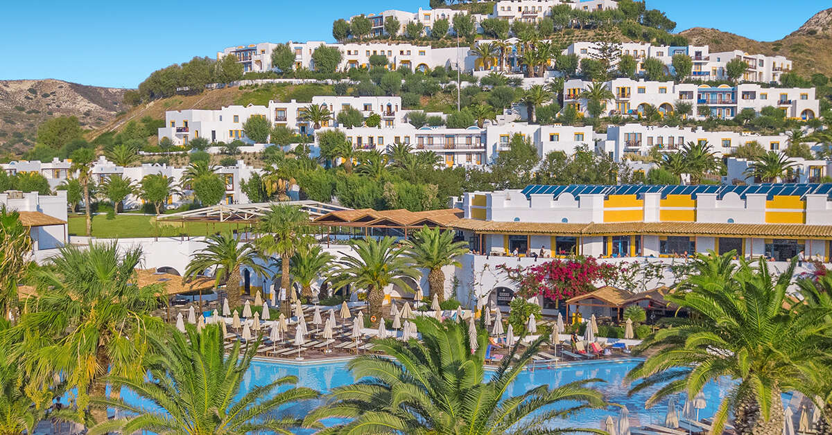 Een foto van het zwembad bij Lagas Aegean Village