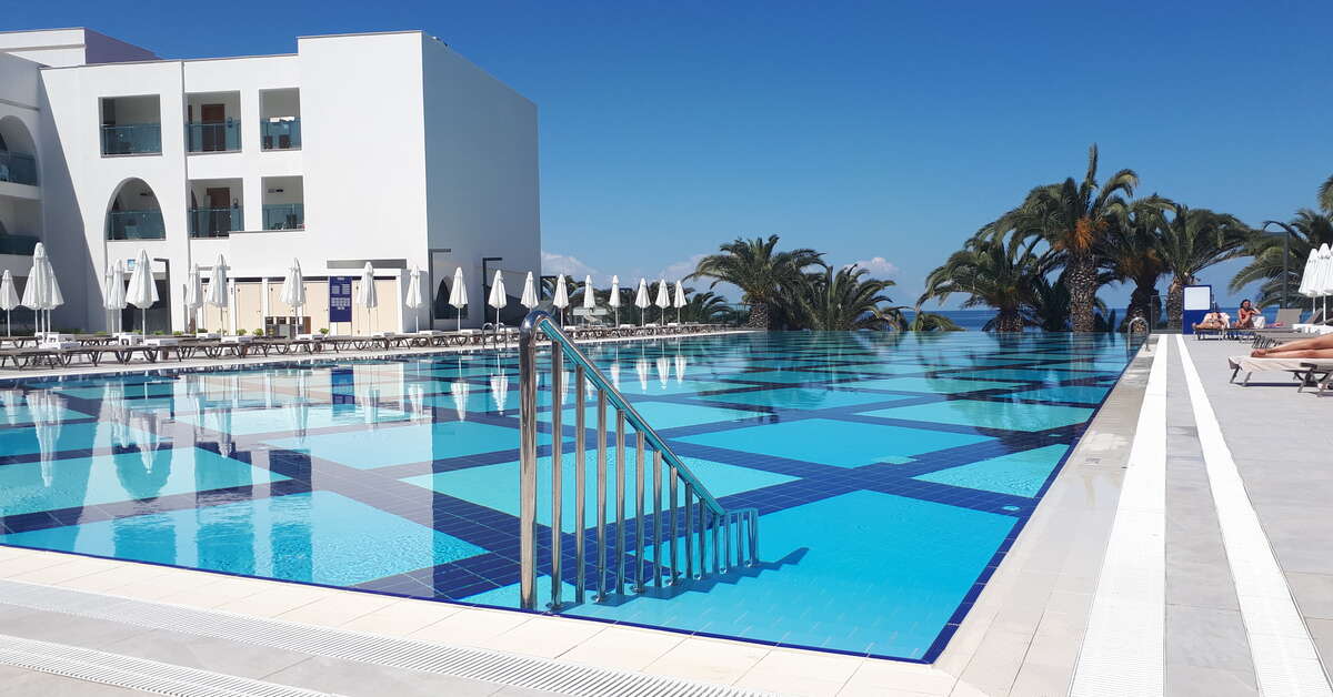 Een foto van het zwembad bij Infinity by Yelken Aquapark & Resort