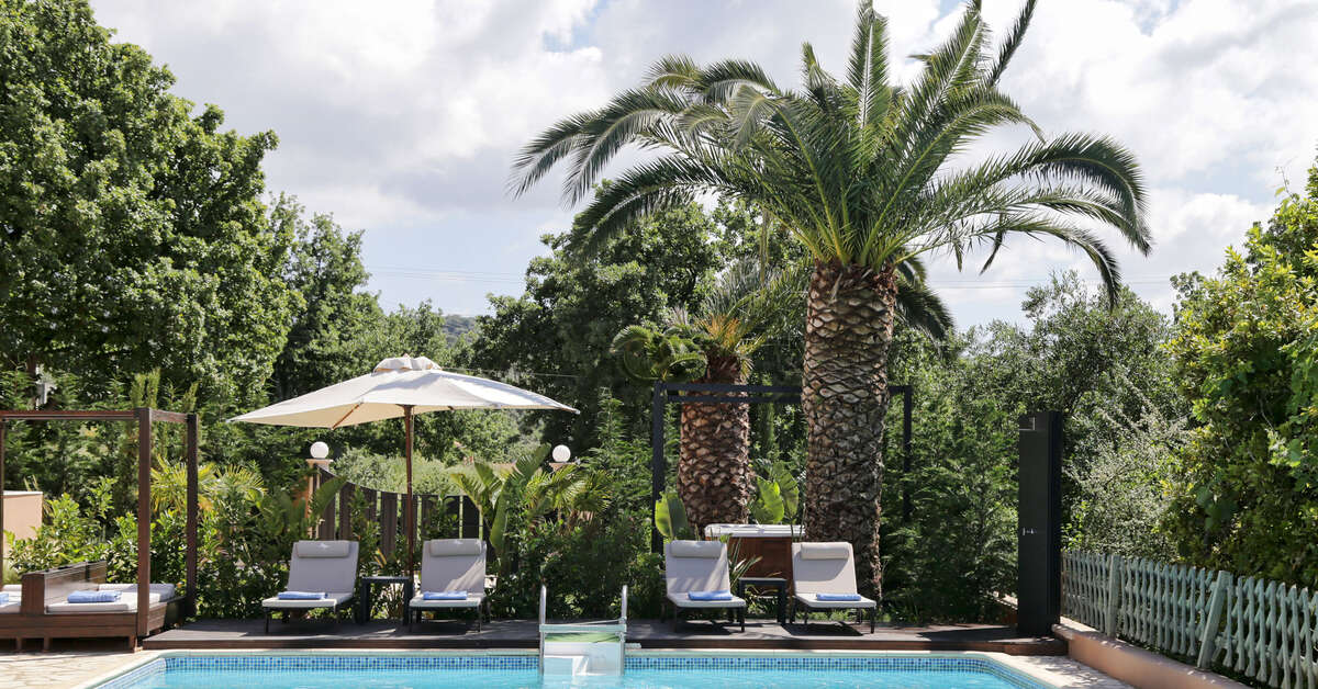 Een foto van het zwembad bij Lena Mare Boutique Hotel