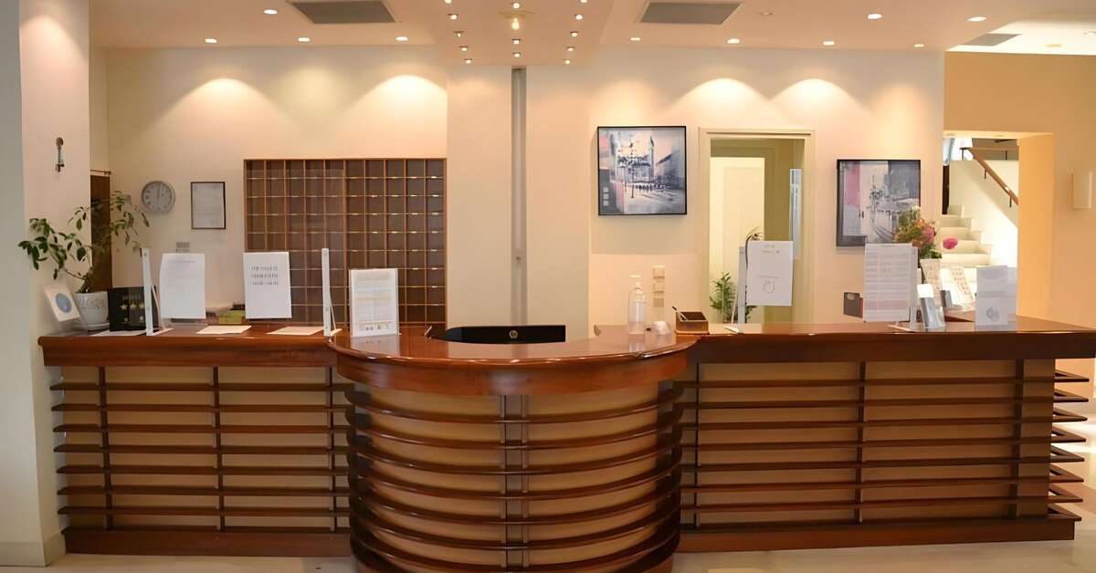 Een foto van het interieur van Corfu Hellinis Hotel