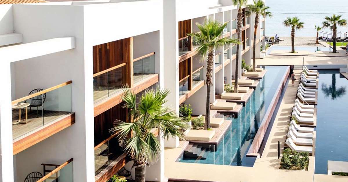 Een foto van de buitenkant van Hotel Zante Maris
