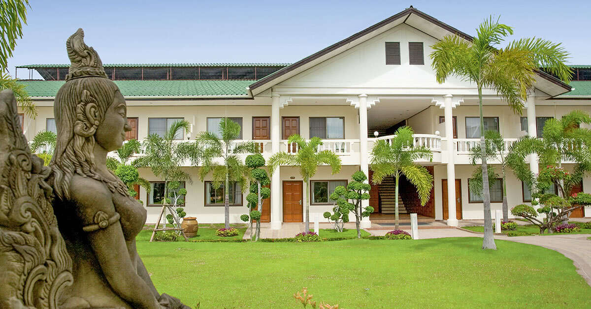 Ein Foto von der Außenansicht des Thai Garden Resort