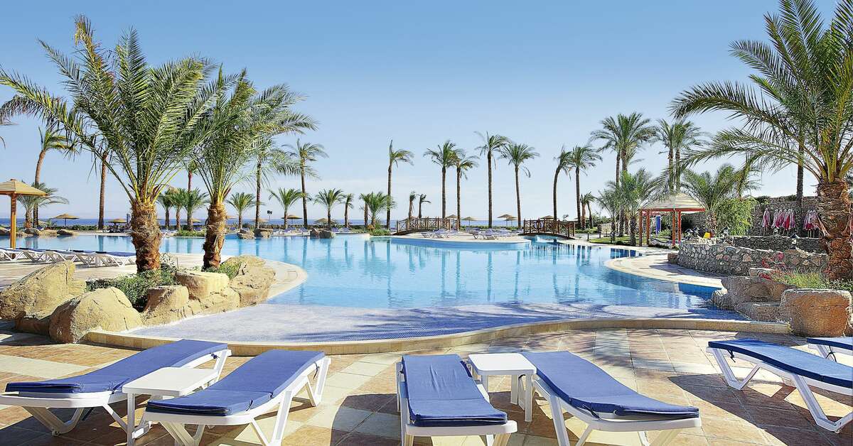 Een foto van het zwembad bij Ecotel Dahab Resort