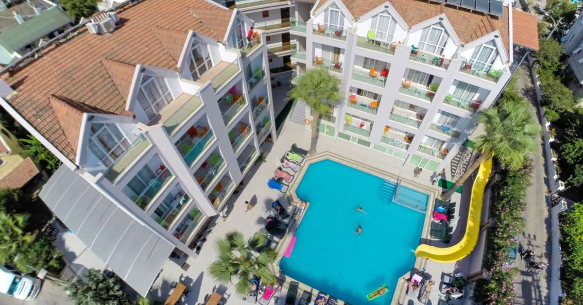 Een foto van het zwembad bij Hotel Palmea