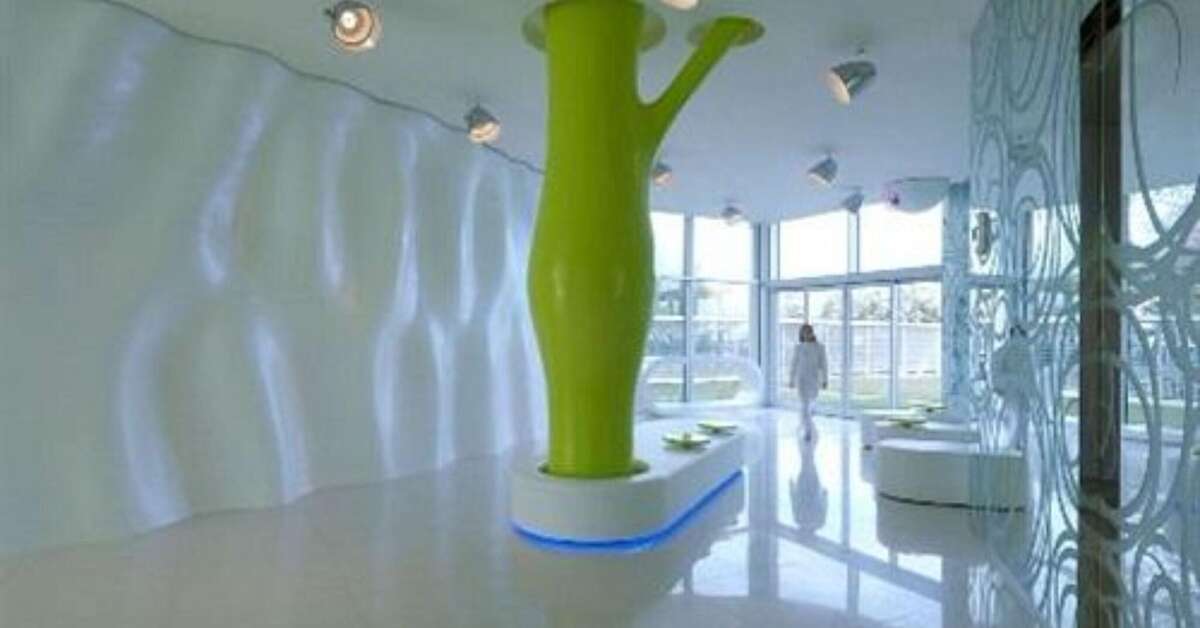 Een foto van het interieur van I-Suite Hotel