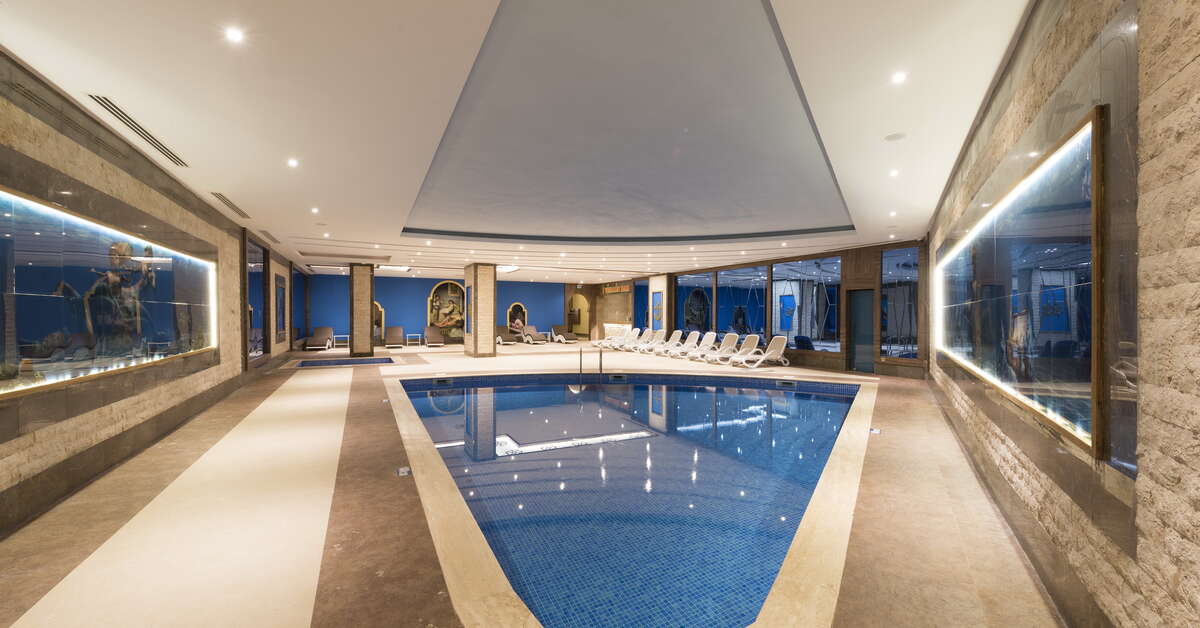 Ein Foto vom Pool im Oz Hotels Sui