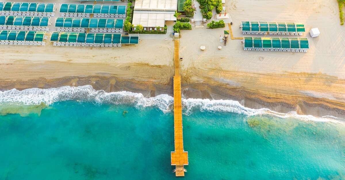 Een foto van het strand bij Vita Silva Hotel