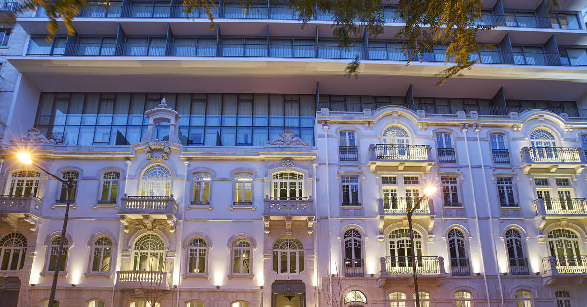 Ein Foto von der Außenansicht des Porto Bay Liberdade