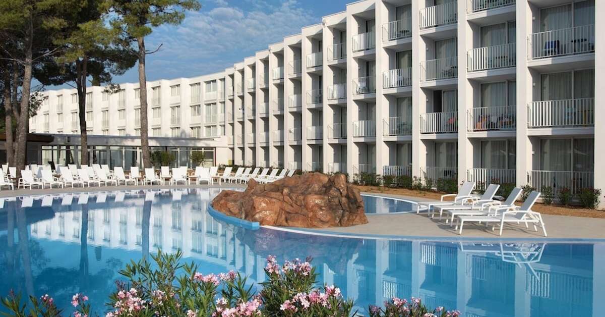 Een foto van het zwembad bij Amadria Park Hotel Jakov