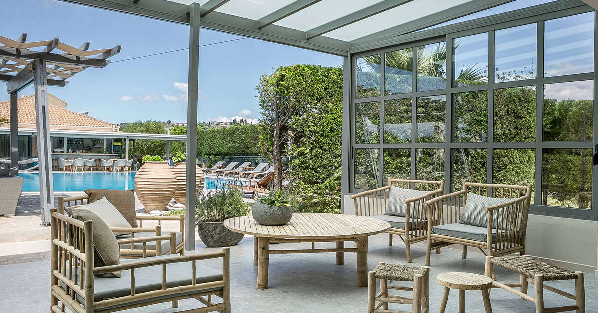 Een foto van het interieur van Avithos Resort