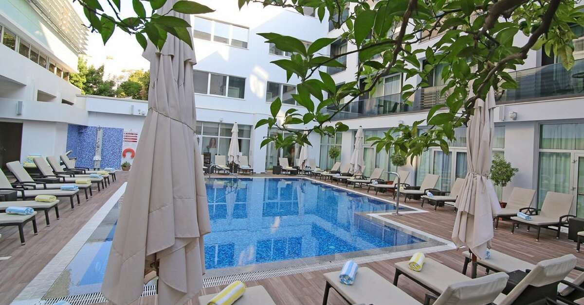 Een foto van het zwembad bij Hotel Lero
