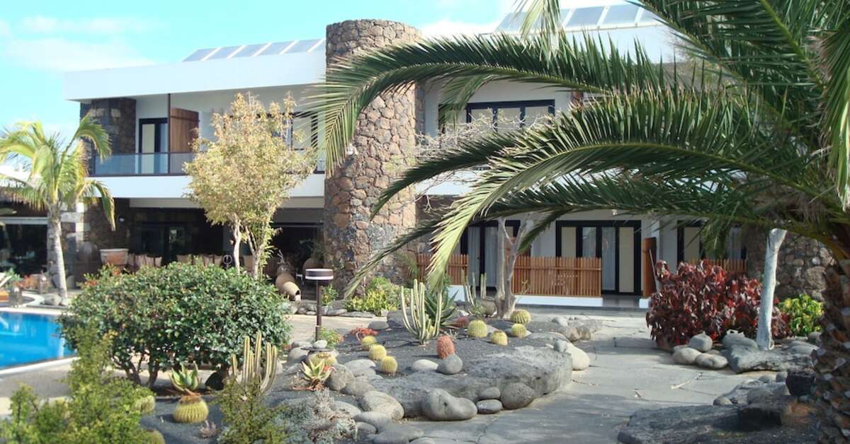 Een foto van het terras bij Hotel Villa Vik