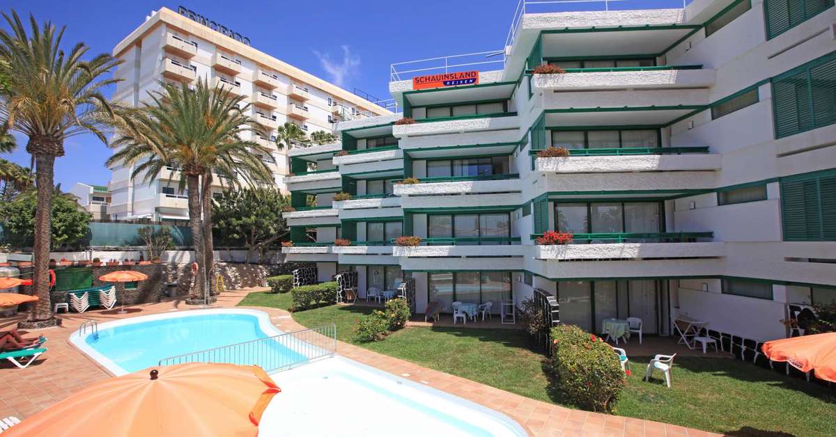 Een foto van het zwembad bij Appartementen Maba Playa