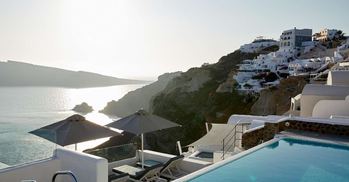 Ein Foto vom Pool im La Perla Villas & Suites