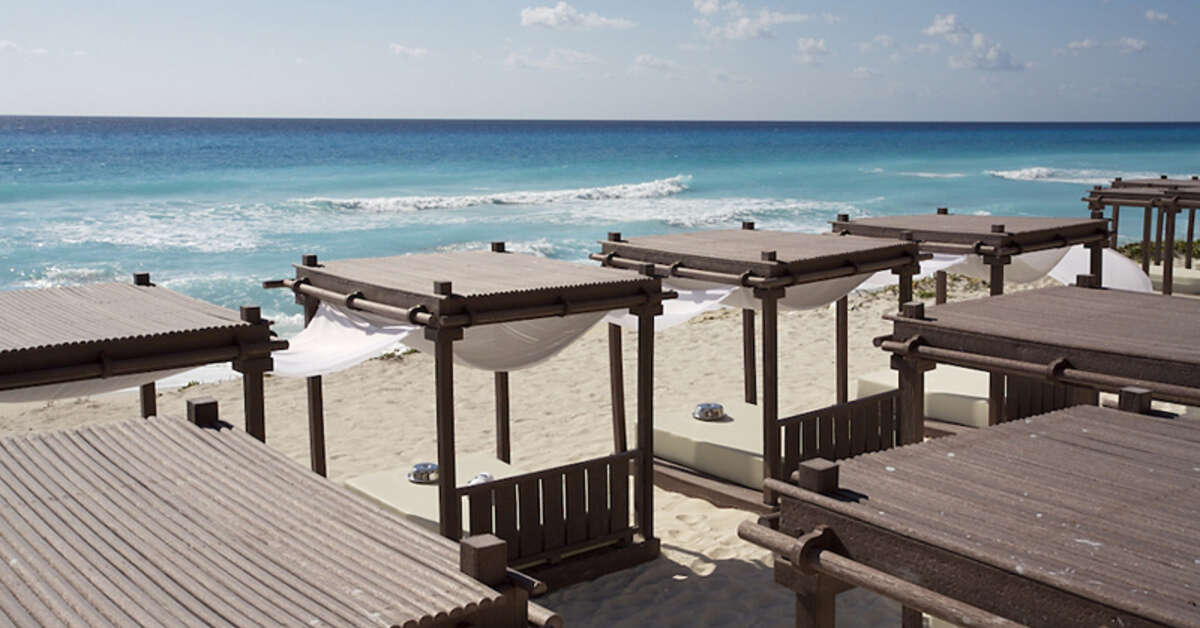 Ein Foto vom Strand beim Hyatt Zilara Cancun