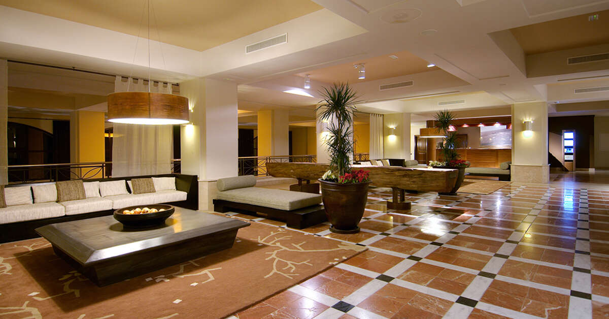 Een foto van het interieur van Vincci Seleccion La Plantacion del Sur