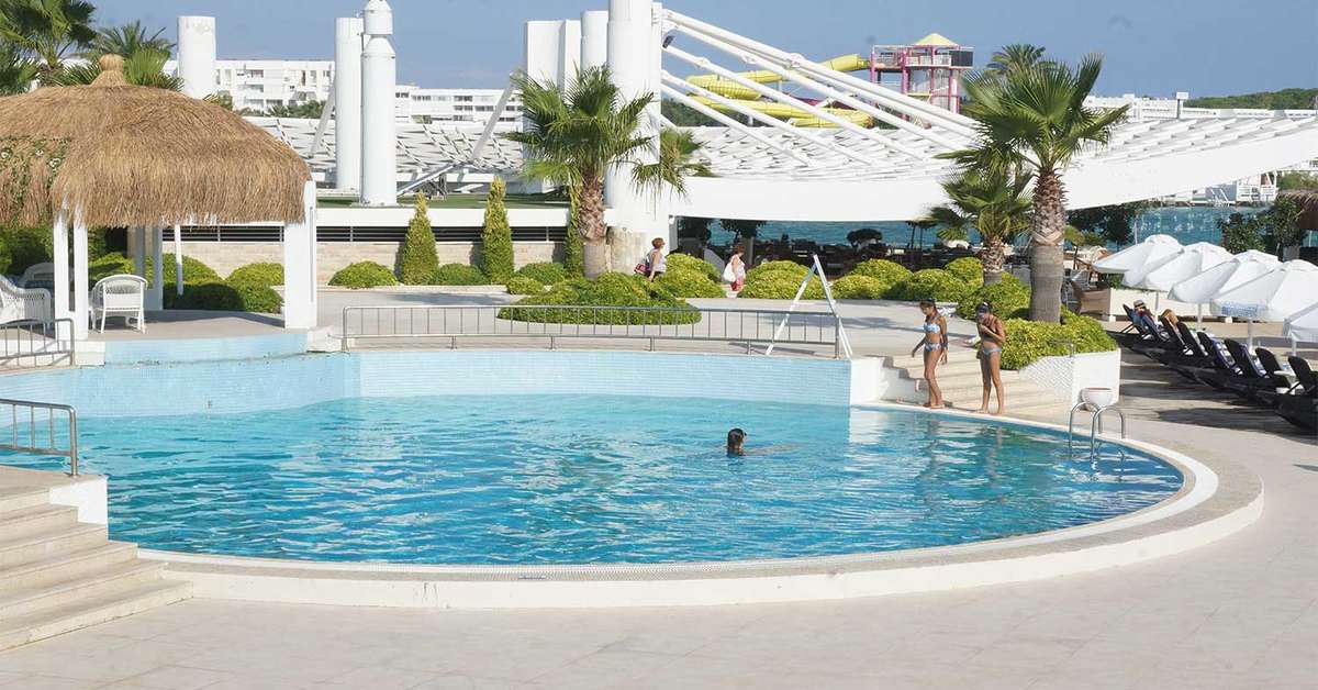 Een foto van het zwembad bij Ilica Hotel Spa & Wellness