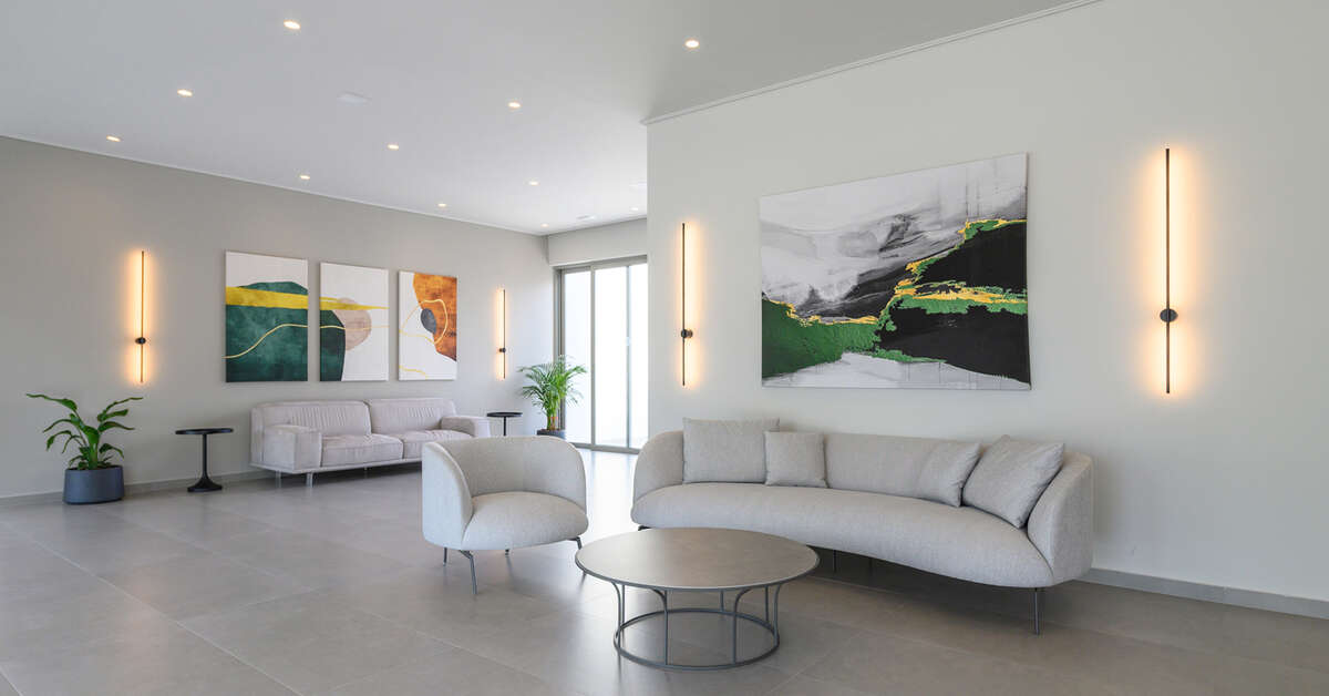 Een foto van het interieur van Smaragdi Kos Hotel