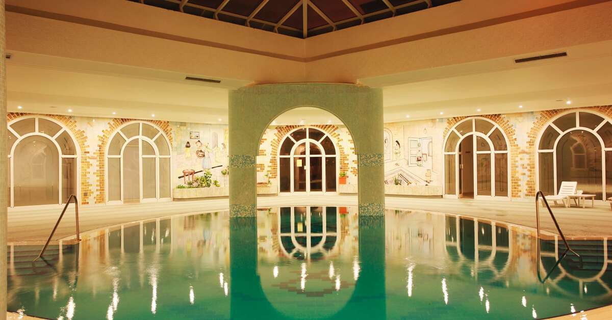 Ein Foto vom Pool im Telemaque Beach & Spa