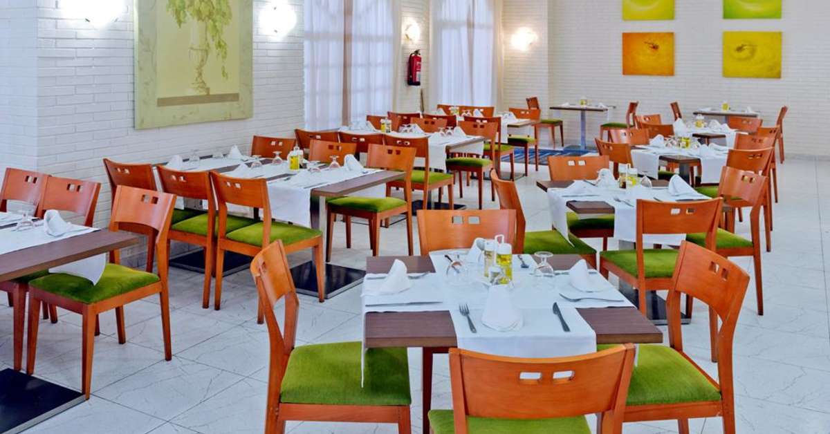 Een foto van de faciliteiten bij Aparthotel Voramar