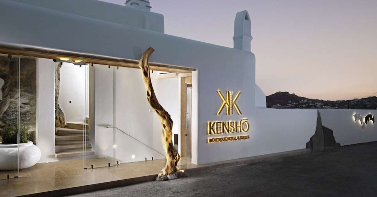 Een foto van de buitenkant van Kove Mykonos - A Myconian Collection Hotel