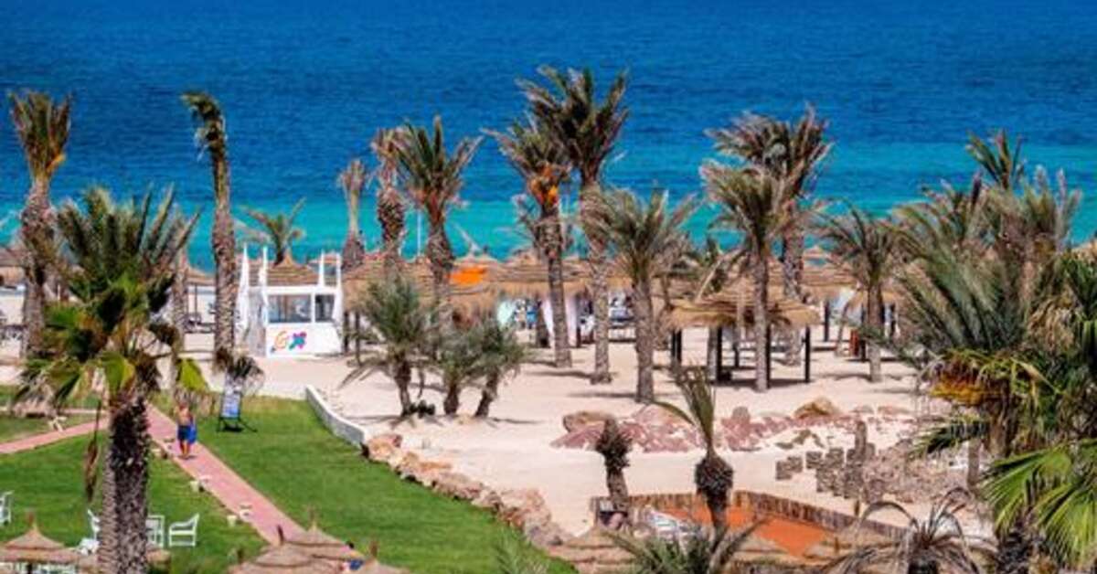 Een foto van het strand bij Hotel Meridiana
