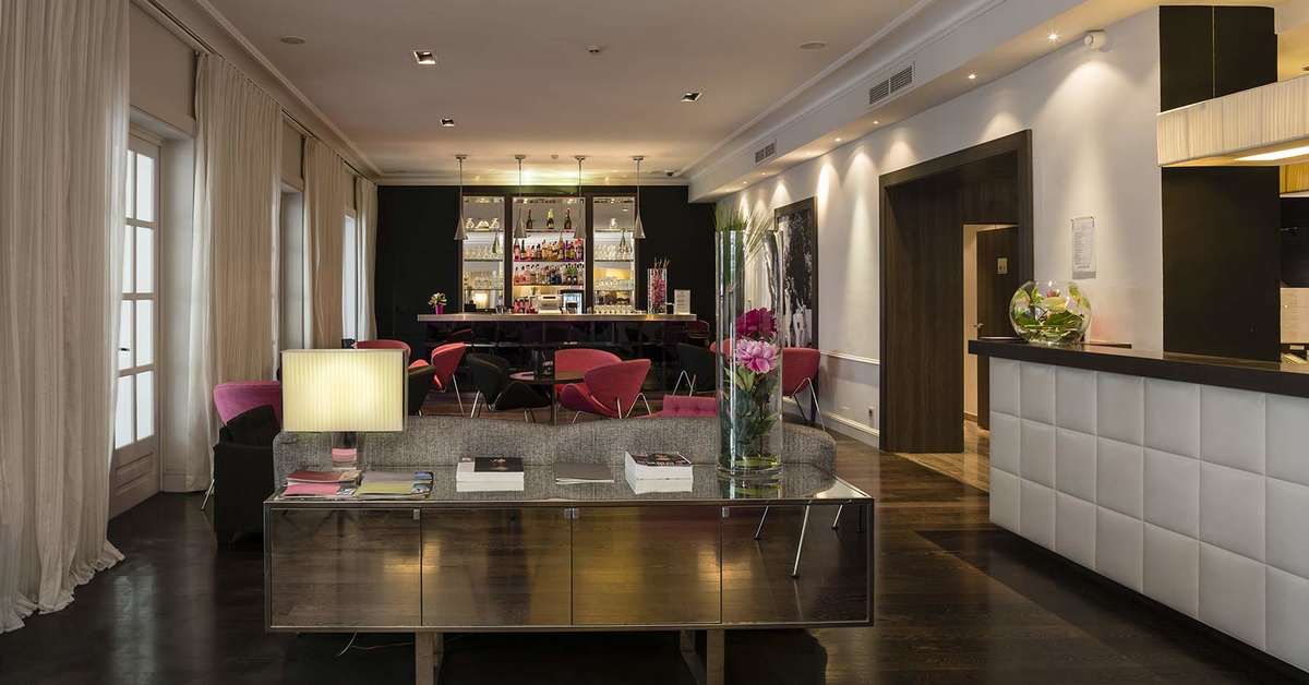Een foto van de faciliteiten bij Hotel Le Canberra