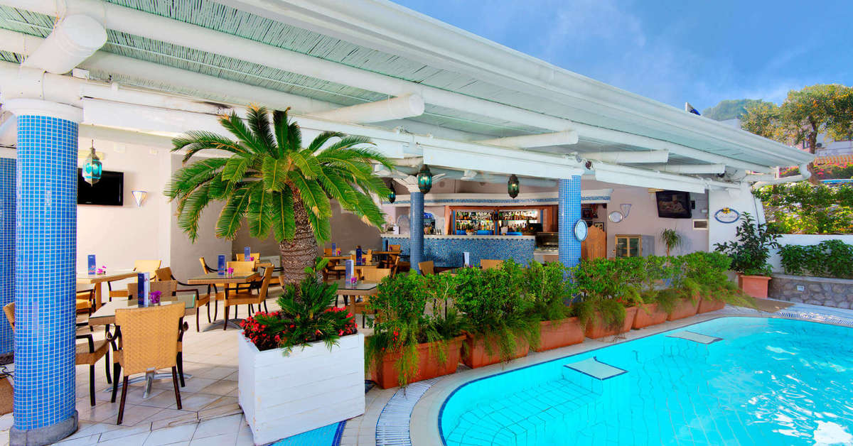 Een foto van het zwembad bij Sorriso Thermae & Resort