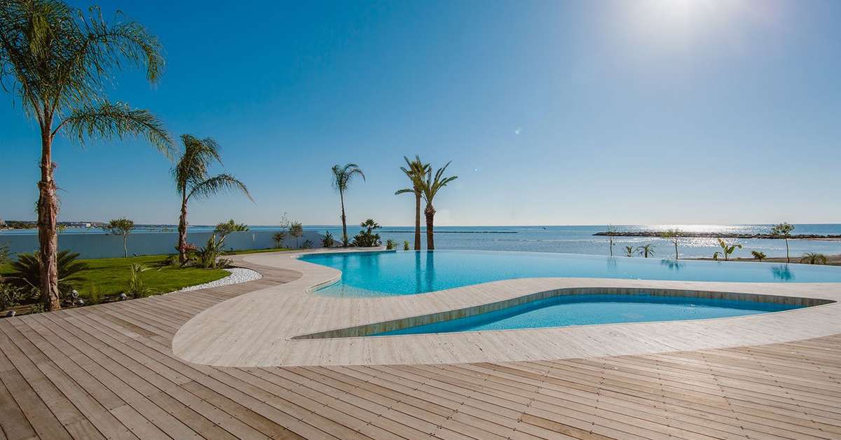 Een foto van een overzicht van Lebay Beach Hotel
