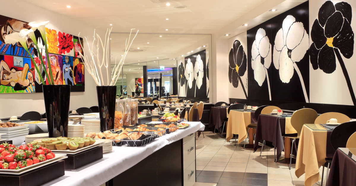 Ein Foto von den Einrichtungen im Best Western Plus Hotel Massena Nice