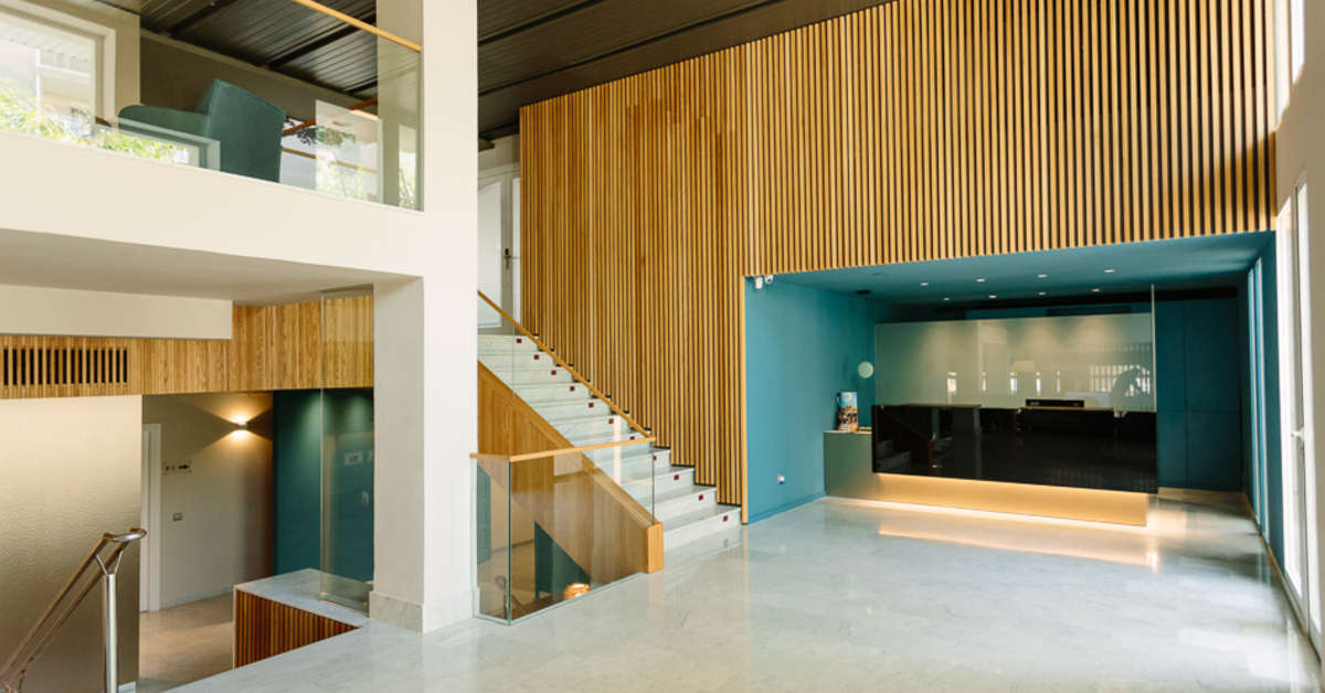 Een foto van het interieur van Golden Acqua Salou