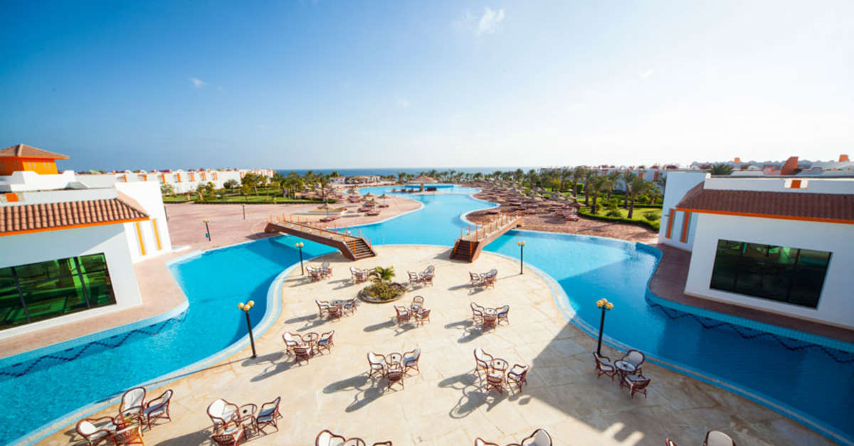Ein Foto vom Pool im Fantazia Resort Marsa Alam