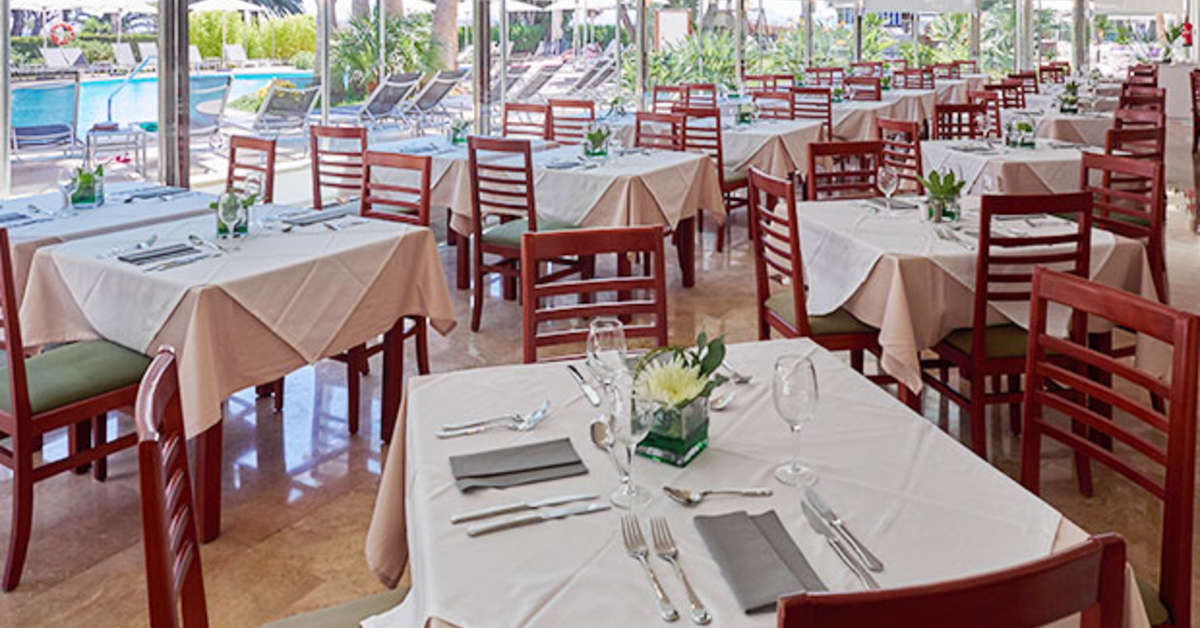 Een foto van de faciliteiten bij Allsun Hotel Orquidea Playa