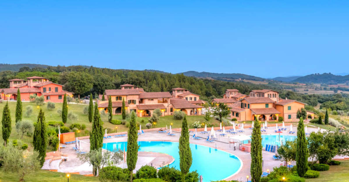 Een foto van het zwembad bij Pian Dei Mucini Resort