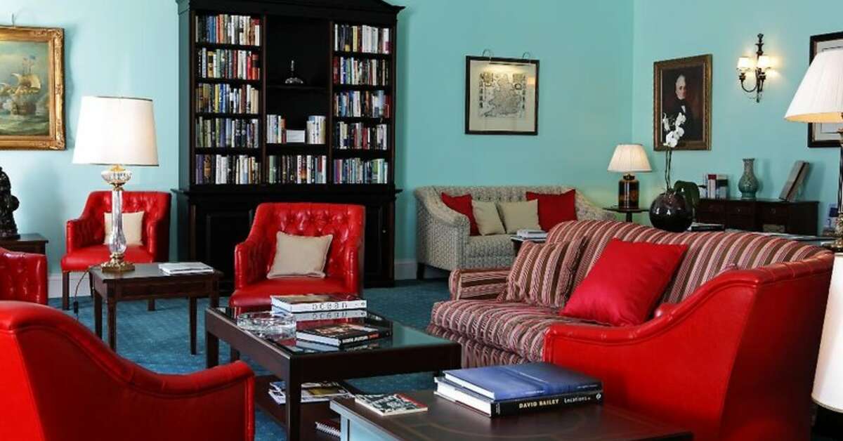 Een foto van het interieur van The Yeatman Hotel