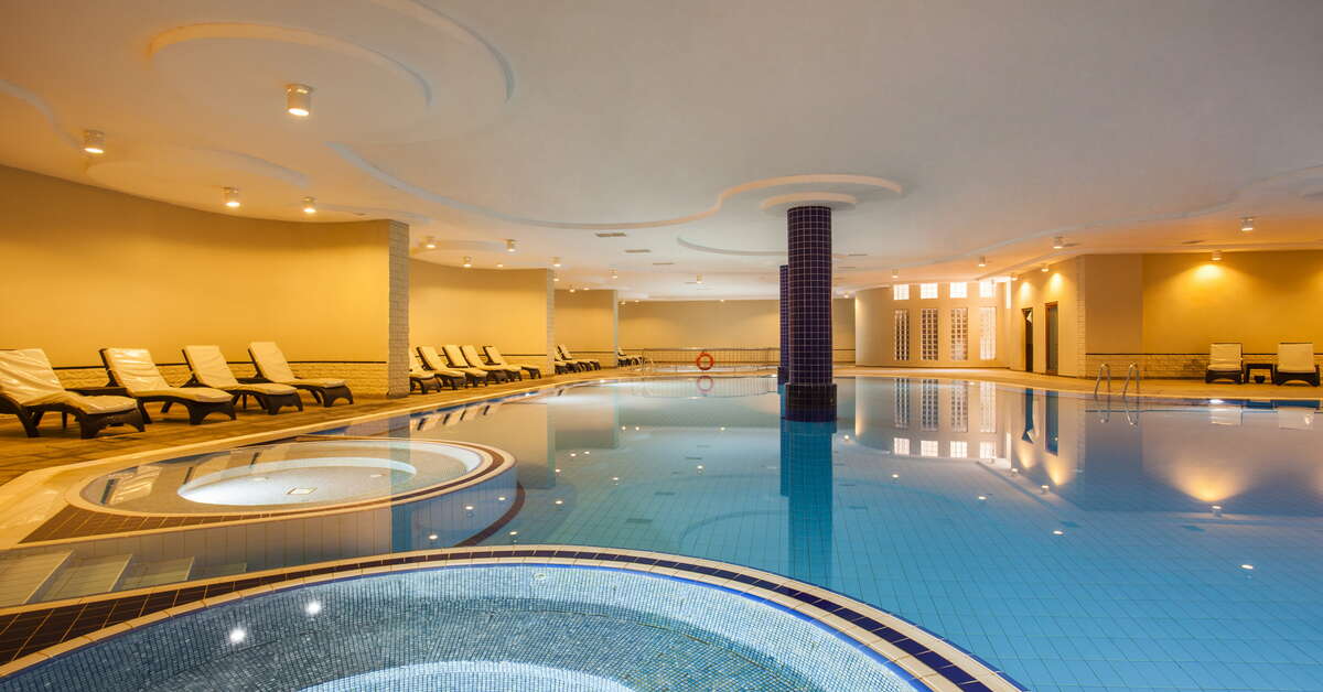Een foto van het zwembad bij Hotel Turan Prince