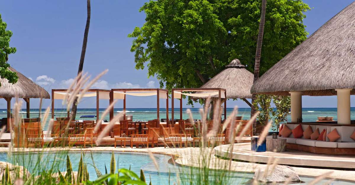 Een foto van het zwembad bij Hilton Mauritius Resort & Spa
