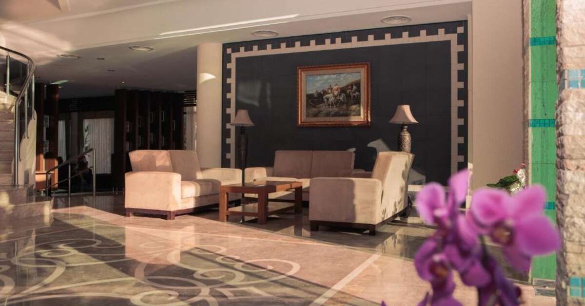 Een foto van het interieur van L'Ancora Beach